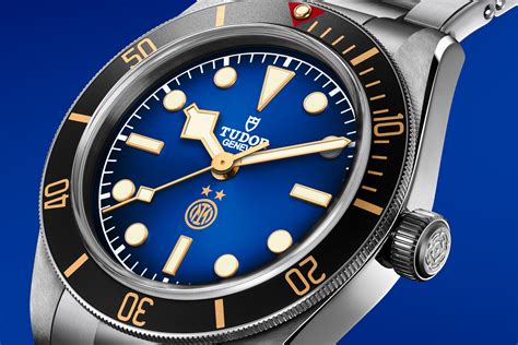 Inter Milan x Tudor Limited Edition Black Bay 58 .